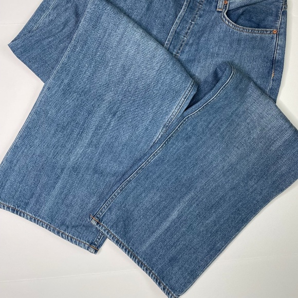 Aritzia Denim Forum Bo Mid Rise Slouchy BF Jeans Size 27 - Picture 13 of 16